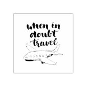 疑わしい旅行中 ラバースタンプ (インプリント)