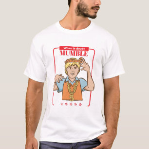 疑わしい時は、とても古い学校のラッパーをつぶやく Tシャツ