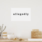 疑わしい ポスター (キッチン)