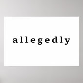 疑わしい ポスター (正面)