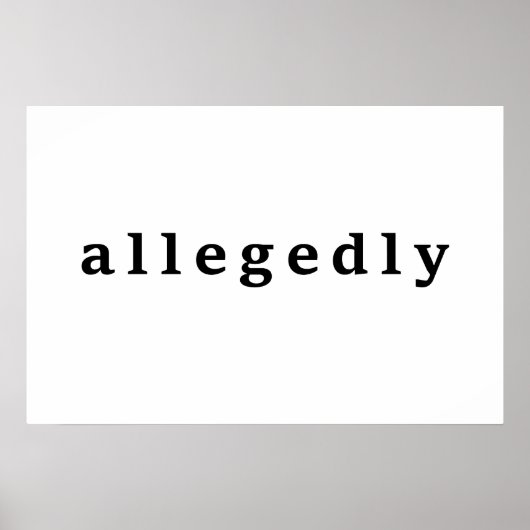 疑わしい ポスター (正面)