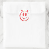 疑わしいkiller_symbol ラウンドシール (バッグ)