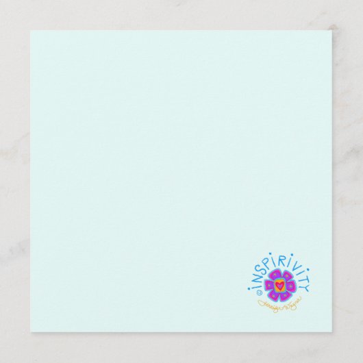 疑問に思かわいらし感動的やる気を起こさせるおもしろい サンキューカード (裏面)