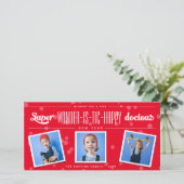 疑問に思すごいHappy-dosy New Year写真 シーズンカード (スタンド正面)