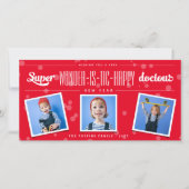 疑問に思すごいHappy-dosy New Year写真 シーズンカード (正面)