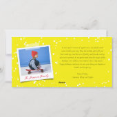 疑問に思すごいHappy-dosy New Year写真 シーズンカード (裏面)