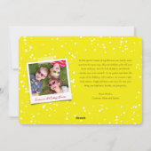 疑問に思すごいHappy-dosy New Year写真 シーズンカード (裏面)