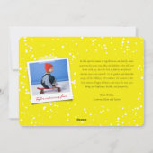 疑問に思すごいHappy-dosy New Year写真 シーズンカード (裏面)