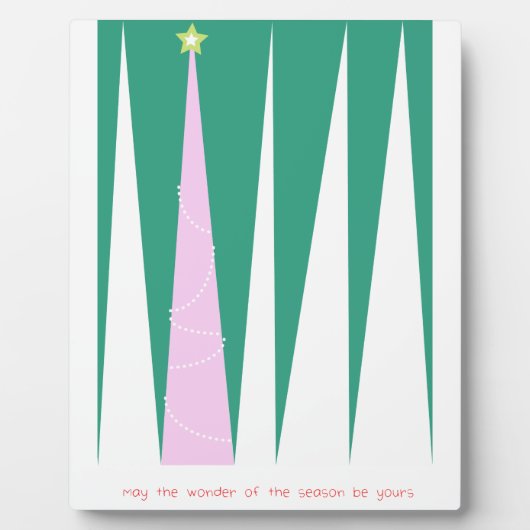 疑問に思の木 フォトプラーク (正面)