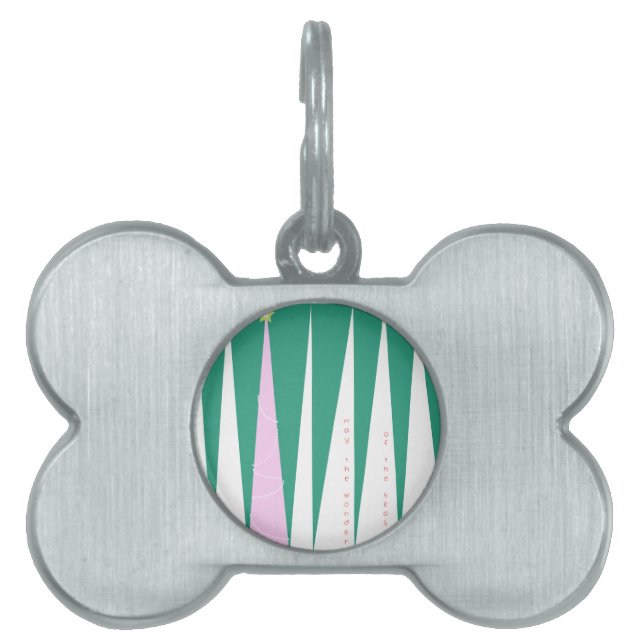 疑問に思の木 ペットネームタグ (正面)