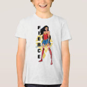 疑問に思剣の女 – 激しい トライブレンドＴシャツ (正面)