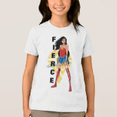疑問に思剣の女 – 激しい トライブレンドＴシャツ (正面)