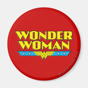 疑問に思女性名とロゴ マグネット