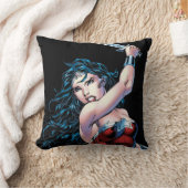 疑問に思女性振り剣 クッション (ブランケット)