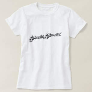 疑問に思女性B&Wロゴ1 Tシャツ