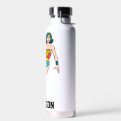 疑問に思女走 |名前の追加 ウォーターボトル (左面)
