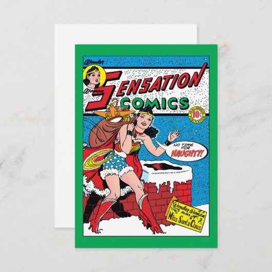 疑問に思女 招待状 (正面/裏面)