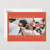 疑問に思恋のクリスマスはがき シーズンポストカード (正面/裏面)