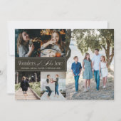 疑問に思愛写真のク数々のリスマスカード シーズンカード (正面)