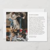 疑問に思愛写真のク数々のリスマスカード シーズンカード (裏面)