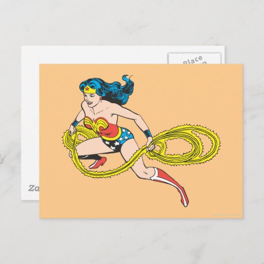 疑問に思投げ投げ投げ離れ女 ポストカード (正面/裏面)