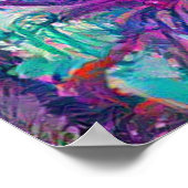 疑問に思明るいベビーお洒落の目に ポスター (角)