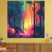 疑問に思林2 キャンバスプリント (インサイチュ (リビング))