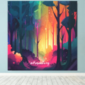 疑問に思林2 キャンバスプリント (インサイチュ (ウッドフロア))