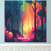 疑問に思林2 キャンバスプリント (インサイチュ (ウッドフロア))