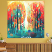 疑問に思林3 キャンバスプリント (インサイチュ (リビング))