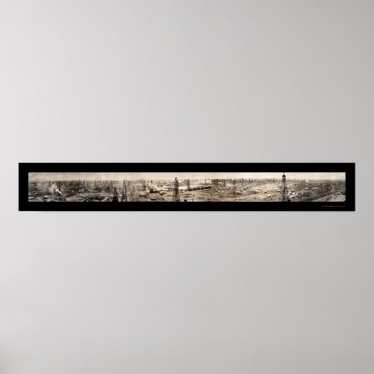 疑問に思油フィールドテキサス州写真1919 ポスター (正面)