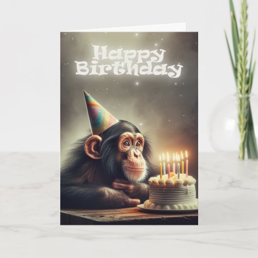 疑問に思猿 カード (正面)