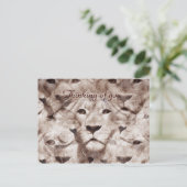 疑問に思目 ポストカード (スタンド正面)