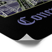 疑問に思車のサイケデリックポスター ポスター (角)