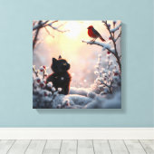 疑問に思 キャンバスプリント (インサイチュ (ウッドフロア))