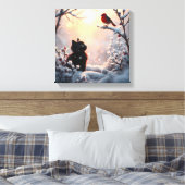 疑問に思 キャンバスプリント (インサイチュ (寝室))