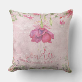 疑問に思-タイポグラフィとイラストレーション アウトドアクッション