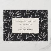 疑問に思 |ツインズホリデーフォイル誕生のお知らせ 箔シーズンカード (裏面)