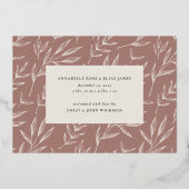 疑問に思 |ツインズホリデーフォイル誕生のお知らせ 箔シーズンカード (裏面)