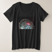 疑問に思「Wheel at Night」レディースPlusサイズTシャツ プラスサイズTシャツ (デザイン正面)