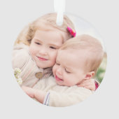 疑問に思of His Love写真ホリ素朴ーオーナメント オーナメント (裏面)