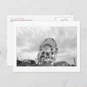 疑問に思Wheel at Twilight (Coney Is., NY)はがき ポストカード (正面/裏面)