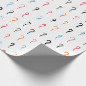 疑問符なぞの包み紙 ラッピングペーパー (角)