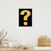 疑問符のポ葉スター ポスター (キッチン)