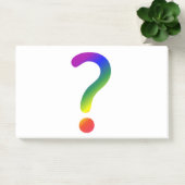 疑問符の虹のポストイットノート ポストイット (オフィス)