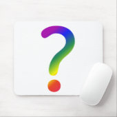 疑問符の虹 マウスパッド (マウス)