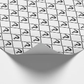 疑問符パターン ラッピングペーパー (角)