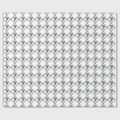 疑問符パターン ラッピングペーパー (フラット)