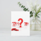 疑問符救済 ポストカード (スタンド正面)