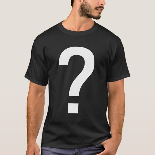 疑問符疑問符 Tシャツ (正面)